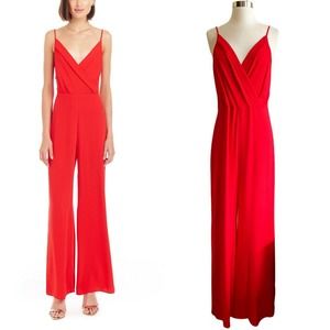 AMANDA UPRICHARD Jumpsuit Revolve Red Large NWT